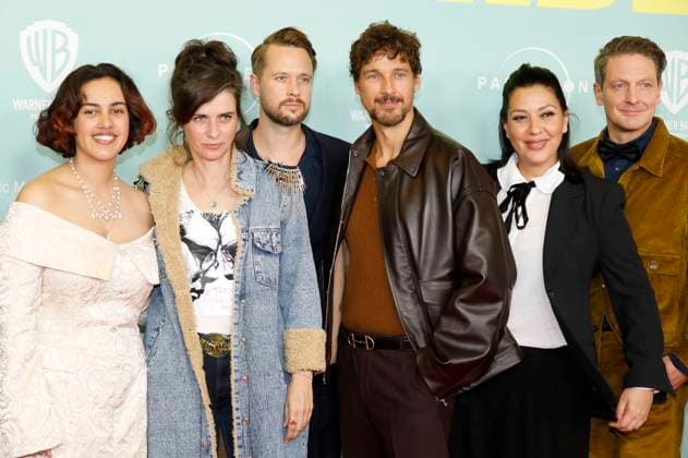 Jerusha Wahlen, Nora Tschirner, Florian Dietrich, Florian David Fitz, Jasmin Shakeri and Holger Stockhaus at the premiere of the movie No Hit Wonder at Mathäser Filmpalast Munich, 21 10 2025 Foto:xAgenturxWehnertx xGränzdörferx xFuturexImagex wonder_5037