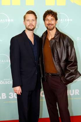Florian Dietrich and Florian David Fitz at the premiere of the movie No Hit Wonder at Mathäser Filmpalast Munich, 21 10 2025 Foto:xAgenturxWehnertx xGränzdörferx xFuturexImagex wonder_5048