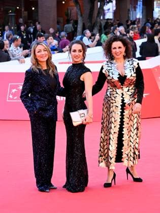 Roma Cinema Fest 2025 evening 8 - premiere TRIBUTE TO THE 80s AND 90s In the photo: Manuela Boldi, Micaela Boldi, Marta Boldi  Copyright: xMaurizioxD Avanzox xipa-agency.netx xDxAvanzo Landi Provvisionatox IPA_Agency_IPA66938547