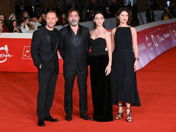 Roma Cinema Fest 2025 day 8 - premiere of the film The Lesson. Pictured: Stefano Accorsi, Stefano Mordini, Matilda De Angelis and Lidiya Liberman.  Copyright: xMaurizioxD Avanzox xipa-agency.netx xDxAvanzo Landi Provvisionatox IPA_Agency_IPA66940538
