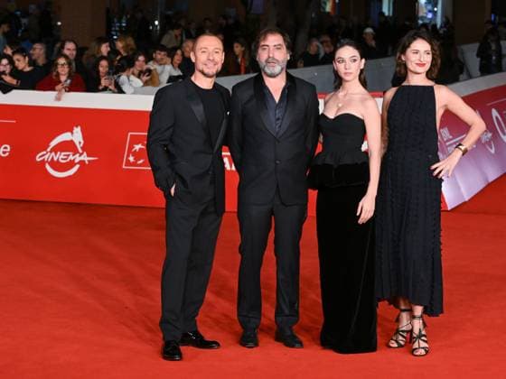 Roma Cinema Fest 2025 day 8 - premiere of the film The Lesson. Pictured: Stefano Accorsi, Stefano Mordini, Matilda De Angelis and Lidiya Liberman.  Copyright: xMaurizioxD Avanzox xipa-agency.netx xDxAvanzo Landi Provvisionatox IPA_Agency_IPA66940543