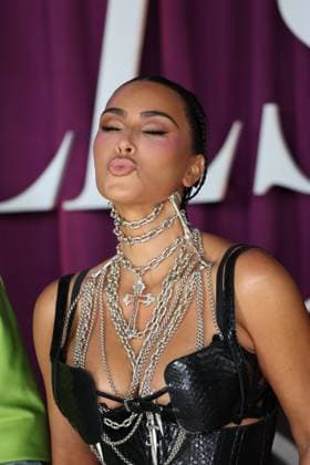 . 22 10 2025. London, United Kingdom. Kim Kardashian arriving at the All s Fair premiere in London.  xStephenxLockx xi-Imagesx IIM-26320-0009