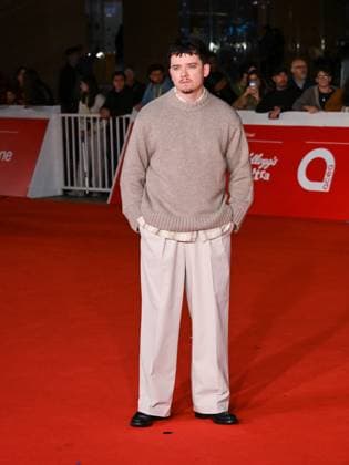 Rome, Italy, Italy: Roma Cinema Fest 2025 day 8 - premiere of the film OUR HERO, BALTHAZAR In the photo: Asa Butterfield Rome Italy  - ZUMAp169 20251022_zea_p169_980 Copyright: xMaurizioxD Avanzox