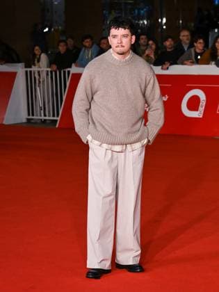 Rome, Italy, Italy: Roma Cinema Fest 2025 day 8 - premiere of the film OUR HERO, BALTHAZAR In the photo: Asa Butterfield Rome Italy  - ZUMAp169 20251022_zea_p169_979 Copyright: xMaurizioxD Avanzox