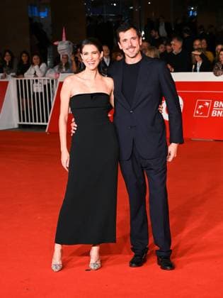 Roma Cinema Fest 2025 day 8 - premiere of the film Elena Del Ghetto In the photo: Giulia Bevilacqua with her husband Nicola Capodanno  Copyright: xMaurizioxD Avanzox xipa-agency.netx xDxAvanzo Landi Provvisionatox IPA_Agency_IPA66943051