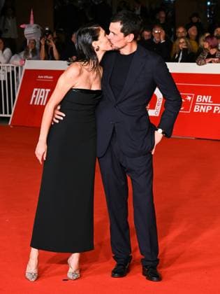 Rome, Italy, Italy: Roma Cinema Fest 2025 day 8 - premiere of the film Elena Del Ghetto In the photo: Giulia Bevilacqua with her husband Nicola Capodanno Rome Italy  - ZUMAp169 20251022_zea_p169_1252 Copyright: xMaurizioxD Avanzox