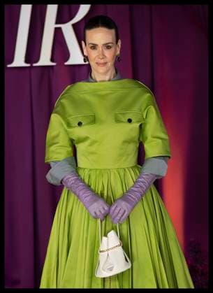 . 22 10 2025. London, United Kingdom. Sarah Paulson arriving at the All s Fair premiere in London.  xStephenxLockx xi-Imagesx IIM-26320-0050