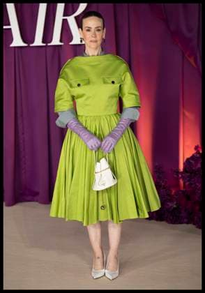 . 22 10 2025. London, United Kingdom. Sarah Paulson arriving at the All s Fair premiere in London.  xStephenxLockx xi-Imagesx IIM-26320-0051