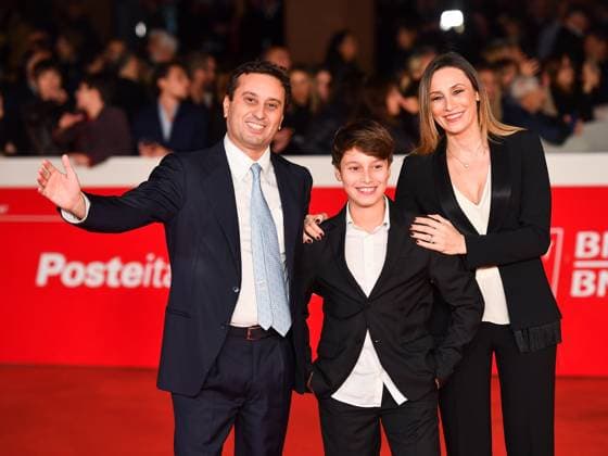 Roma Cinema Fest 2025 day 8 - premiere of the film Elena del Ghetto. Pictured: David Parenzo, Nathan Parenzo, and Nathania Zevi.  Copyright: xVincenzoxLandix xipa-agency.netx xDxAvanzo Landi Provvisionatox IPA_Agency_IPA66949232