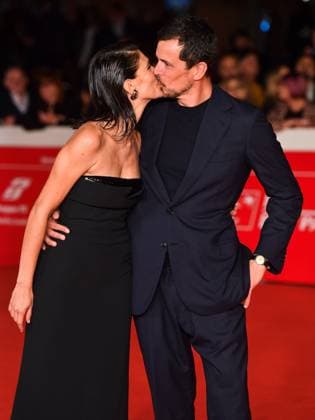 Rome, Italy, Italy: Roma Cinema Fest 2025 day 8 - premiere of the film Elena del Ghetto In the photo: Giulia Bevilacqua with her husband Nicola Capodanno Rome Italy  - ZUMAp169 20251022_zea_p169_1574 Copyright: xVincenzoxLandix