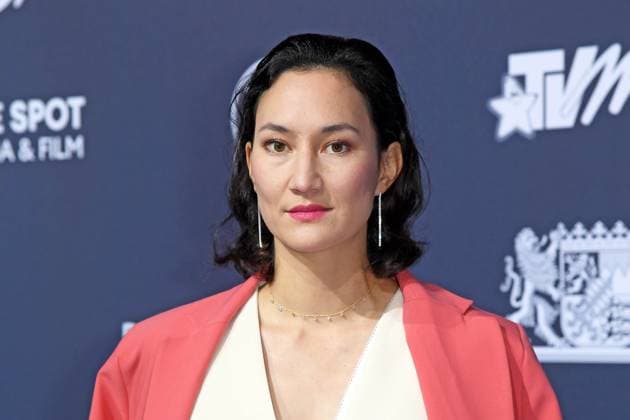 Agnes Kiyomi Decker presentation of the BLUE PANTHER TV STREAMING AWARD 2025 at BMW Welt in Munich on 22 10 2025