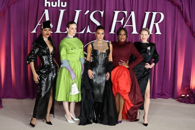 October 22, 2025, London, United Kingdom: Teyana Taylor, Sarah Paulson, Kim Kardashian, Niecy Nash-Betts and Naomi Watts attend the All s Fair London Premiere at Odeon Luxe Leicester Square. London United Kingdom - ZUMAs197 20251022_aaa_s197_111 Copyright: xFredxDuvalx