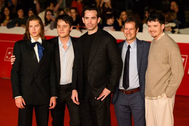 News - Festa del Cinema Roma 2025 - DAY 8 Oscar Boyson and Asa Butterfield nd cast and crew of the movie attend the Our Hero, Balthazar red carpet during the 20th Rome Film Festival at Auditorium Parco Della Musica on October 22, 2025 in Rome, Italy. Rome Auditorium Parco della Musica Italy Copyright: xDomenicoxCippitellix xLiveMediax LPN_2096133