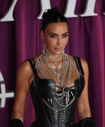 All™s Fair TV show premiere London, UK. Kim Kardashian at the All™s Fair TV show premiere. Odeon Luxe. 22nd October 2025. LMK11-S221025 001. Steve Bealing Landmark Media 