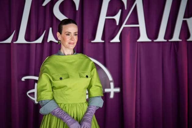All s Fair London Premiere at Odeon Luxe Leicester Square in London - 22 Oct 2025 Sarah Paulson attends the All s Fair London Premiere at Odeon Luxe Leicester Square. London United Kingdom Copyright: xLoredanaxSangiulianox xSOPAxImagesx LSangiuliano-9506