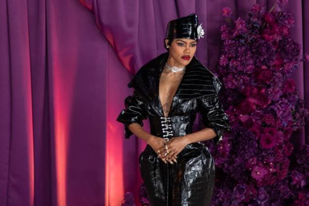 October 22, 2025, London, United Kingdom: Teyana Taylor attends the All s Fair London Premiere at Odeon Luxe Leicester Square. London United Kingdom - ZUMAs197 20251022_aaa_s197_321 Copyright: xLoredanaxSangiulianox