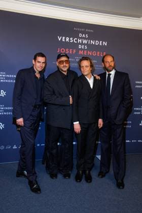 Premiere of The Disappearance of Josef Mengele Maurice Golden, Kirill Serebrennikov, August Diehl and Oliver Guez at the premiere of the movie The Disappearance of Josef Mengele at Delphi Filmpalast on 22 10 2025 in Berlin Copyright: xEventpressxKochanx