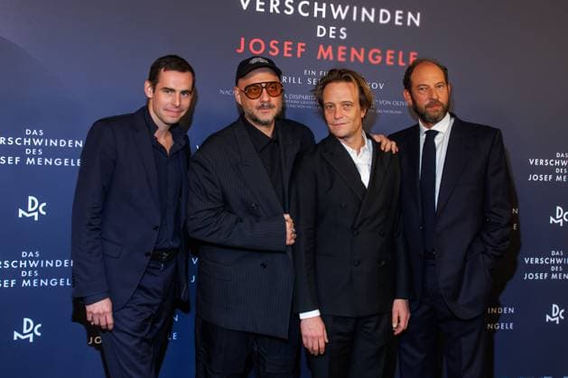 Premiere of The Disappearance of Josef Mengele Maurice Golden, Kirill Serebrennikov, August Diehl and Oliver Guez at the premiere of the movie The Disappearance of Josef Mengele at Delphi Filmpalast on 22 10 2025 in Berlin Copyright: xEventpressxKochanx