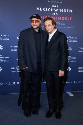Premiere The Disappearance of Josef Mengele Kirill Serebrennikov and August Diehl at the premiere of the feature film The Disappearance of Josef Mengele at the Delphi Filmpalast on 22 10 2025 in Berlin Copyright: xEventpressxKochanx