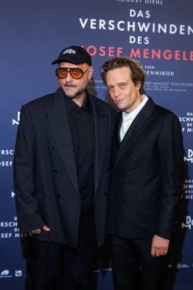 Premiere The Disappearance of Josef Mengele Kirill Serebrennikov and August Diehl at the premiere of the feature film The Disappearance of Josef Mengele at the Delphi Filmpalast on 22 10 2025 in Berlin Copyright: xEventpressxKochanx