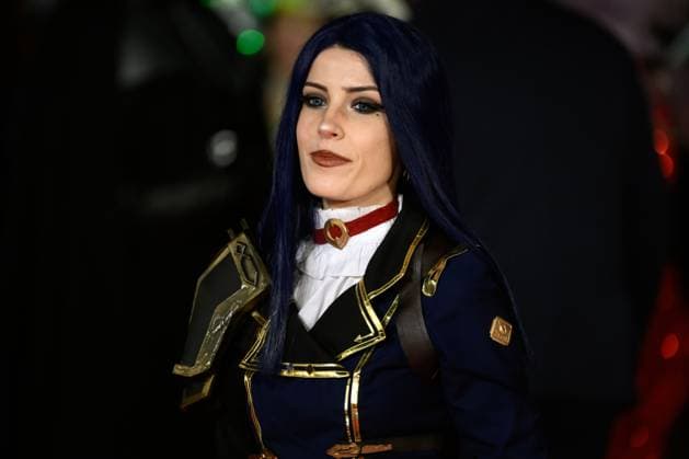 October 22, 2025, Rome, Italy: a cosplayer attends the I Love Lucca comics and games red carpet during the 20th Rome Film Festival at Auditorium Parco della Musica in Rome (Italy), October 22, 2025. Rome Italy  - ZUMAi110 20251022_zna_i110_315 Copyright: xAndreaxStacciolix