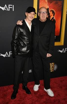 HOLLYWOOD, CALIFORNIA - OCTOBER 22:Jeremy Strong and Jon Landau at the 2025 AFI Fest opening night gala premiere of Springsteen: Deliver Me From Nowhere at TCL Chinese Theatre on October 22, 2025 in Hollywood, California Copyright: xJeffreyxMayerx xMediaPunchx