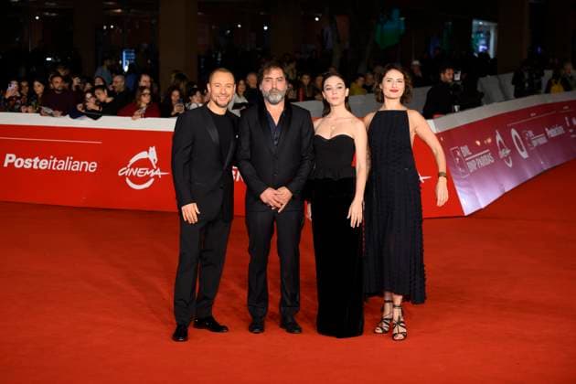 20th Edition of Rome Film Fest Red Carpet of the movie -La Lezione- Auditorium Parco Della Musica - Rome, Italy Stefano Accorsi;Stefano Mordini;Matilda De Angelis;Lidia Libeerman 20th Edition of Rome Film Fest Red Carpet of the movie -La Lezione- Auditorium Parco Della Musica - Rome, Italy 22nd October 2025  Copyright: xALFONSOxCATALANO SGPITALIAx