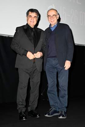 20th Edition of Rome Film Fest Lifetime achievement award to Jafar Panahi Auditorium Parco Della Musica - Rome, Italy Jafar Panahi;Giuseppe Tornatore 20th Edition of Rome Film Fest Lifetime achievement award to Jafar Panahi Auditorium Parco Della Musica - Rome, Italy 22nd October 2025  Copyright: xMAXxMONTINGELLI SGPx
