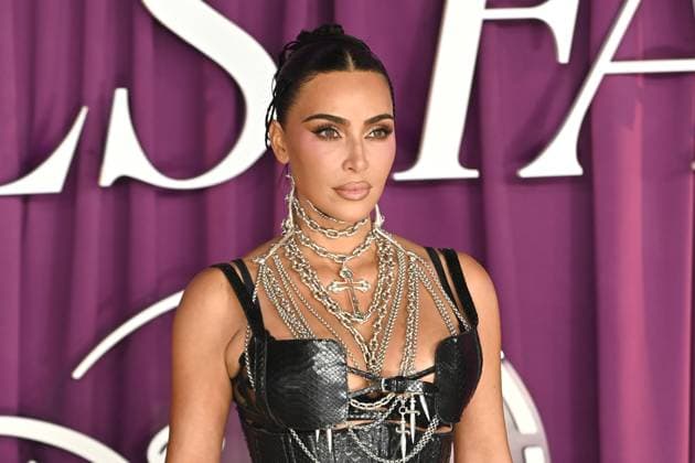 Kim Kardashian attends All s Fair Premiere streaming on Disney+ at the Odeon Luxe Leicester Square in London, England. UK. Wednesday 22nd October 2025 Copyright: xJamesxWarrenx adzb6355