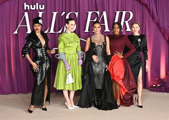 Teyana Taylor, Sarah Paulson, Kim Kardashian, Niecy Nash-Betts and Naomi Watts attends All s Fair Premiere streaming on Disney+ at the Odeon Luxe Leicester Square in London, England. UK. Wednesday 22nd October 2025 Copyright: xJamesxWarrenx adzb6382