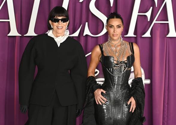 Kris Jenner and Kim Kardashian attends All s Fair Premiere streaming on Disney+ at the Odeon Luxe Leicester Square in London, England. UK. Wednesday 22nd October 2025 Copyright: xJamesxWarrenx adzb6375