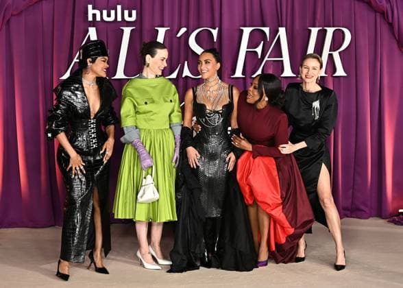 Teyana Taylor, Sarah Paulson, Kim Kardashian, Niecy Nash-Betts and Naomi Watts attends All s Fair Premiere streaming on Disney+ at the Odeon Luxe Leicester Square in London, England. UK. Wednesday 22nd October 2025 Copyright: xJamesxWarrenx adzb6380