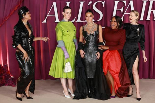 Teyana Taylor, Sarah Paulson, Kim Kardashian, Niecy Nash and Naomi Watts at the Disney premiere of the Hulu series All s Fair at Odeon Luxe Leicester Square London, 22 10 2025 Foto:xD.xJonesx xFuturexImagex fair_5138