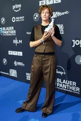 Pia Strietmann at the presentation of the Blue Panther TV Streaming Award 2025 at BMW Welt Munich, 22 10 2025 Foto:xN.xKolinzx xFuturexImagex panther_5505