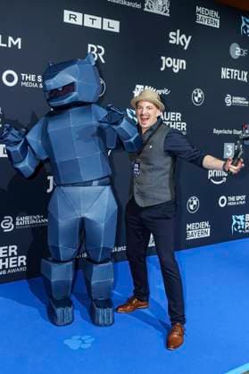 Tom von der Isar at the presentation of the Blue Panther TV Streaming Award 2025 at BMW Welt Munich, 22 10 2025 Foto:xN.xKolinzx xFuturexImagex panther_5507