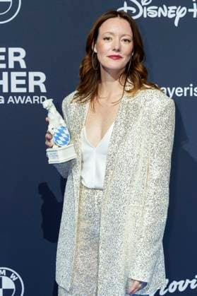 Lavinia Wilson at the presentation of the Blue Panther TV Streaming Award 2025 at BMW Welt Munich, 22 10 2025 Foto:xN.xKolinzx xFuturexImagex panther_5517