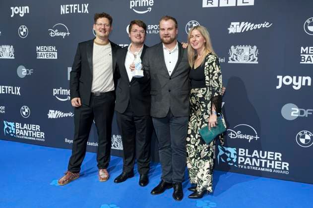 Marius Beck and guests at the presentation of the Blue Panther TV Streaming Award 2025 at BMW Welt Munich, 22 10 2025 Foto:xN.xKolinzx xFuturexImagex panther_5525