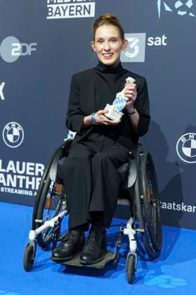Lorelei Holtmann at the presentation of the Blue Panther TV Streaming Award 2025 at BMW Welt Munich, 22 10 2025 Foto:xN.xKolinzx xFuturexImagex panther_5531