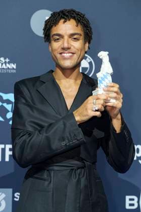 Lamin Leroy Gibba at the presentation of the Blue Panther TV Streaming Award 2025 at BMW Welt Munich, 22 10 2025 Foto:xN.xKolinzx xFuturexImagex panther_5535