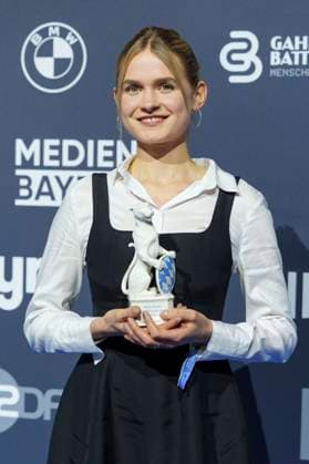 Marie Lina Smyrek at the presentation of the Blue Panther TV Streaming Award 2025 at BMW Welt Munich, 22 10 2025 Foto:xN.xKolinzx xFuturexImagex panther_5546