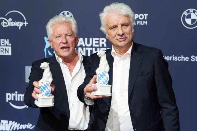 Entertainment Themen der Woche KW43 Miroslav Nemec und Udo Wachtveitl bei der Verleihung vom Blauer Panther - TV & Streaming Award 2025 in der BMW Welt. München, 22.10.2025 *** Miroslav Nemec and Udo Wachtveitl at the presentation of the Blue Panther TV Streaming Award 2025 at BMW Welt Munich, 22 10 2025 Foto:xN.xKolinzx xFuturexImagex panther_5565