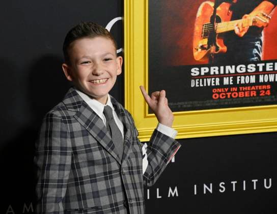 Cast member Matthew Anthony Pellicano Jr. attends the AFI opening night premiere of the biographical drama Springsteen: Deliver Me From Nowhere at the TCL Chinese Theatre in the Hollywood section of Los Angeles on Wednesday, October 22, 2025. Storyline: Bruce Springsteen s journey crafting his 1982 album Nebraska, which emerged as he recorded Born in the USA with the E Street Band. Based on Warren Zanes book.  LAP20251022222 JIMxRUYMEN