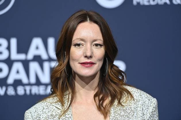 Lavinia Wilson, single image,cropped single motif,portrait,portrait,portrait red carpet,Blue Panther TV and Streaming Award 2025 on 22 10 2025 at BMW Welt Munich