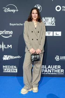 Beritan Balci at the presentation of the Blue Panther TV Streaming Award 2025 at BMW Welt Munich, 22 10 2025 Foto:xN.xKolinzx xFuturexImagex panther_5019