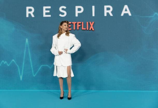 Photocall of the second season of Respira Madrid Actress Najwa Nimri attends the photocall of the second season of the series Respira at the Hotel VP Plaza de Espana Designn, 23 October 2025, in Madrid Spain The series, set in the Valencian Community, follows the daily life of the Joaquín Sorolla hospital and the eight chapters of the new season deal with the consequences of its privatization 23 OCTOBER 2025 TELEVISION SERIES PREMIERE Madrid Madrid Spain  Copyright: xEduardoxParrax 7049469