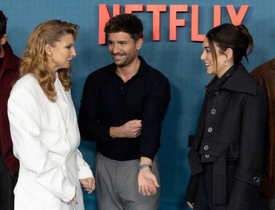 Photocall for the second season of Respira Madrid I D Actress Najwa Nimri, singer Pablo Alborán and actress Blanca Suárez attend the photocall for the second season of the series Respira at the Hotel VP Plaza de Espana Designn, 23 October 2025, in Madrid Spain The series, set in the Valencian Community, follows the daily life of the Joaquín Sorolla hospital and the eight episodes of the new season deal with the consequences of its privatization 23 OCTOBER 2025 TELEVISION SERIES PREMIERE Madrid Madrid Madrid Spain  Copyright: xEduardoxParrax 7049485