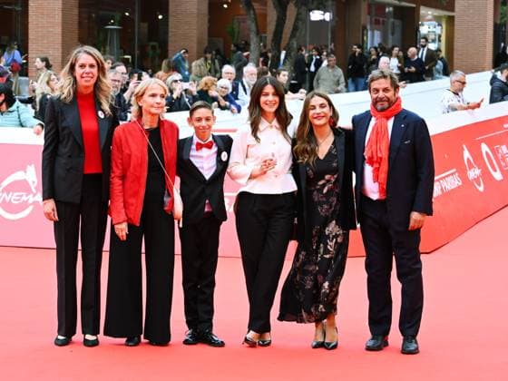 Roma Cinema Fest 2025 day 9 - Red carpet for the film SAVE THE CHILDREN. Pictured: Daniela Fatarella, Cristina Comencini, Christian Cervone, Barbara Ronchi, Viola Ardone and Claudio Tesauro.  Copyright: xMaurizioxD Avanzox xipa-agency.netx xDxAvanzo Landi Provvisionatox IPA_Agency_IPA66977691