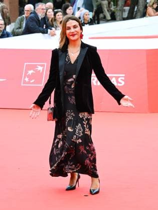 Rome, Italy, Italy: Roma Cinema Fest 2025 day 9 - Red carpet for the film SAVE THE CHILDREN. Pictured: Viola Ardone Rome Italy  - ZUMAp169 20251023_zea_p169_730 Copyright: xMaurizioxD Avanzox