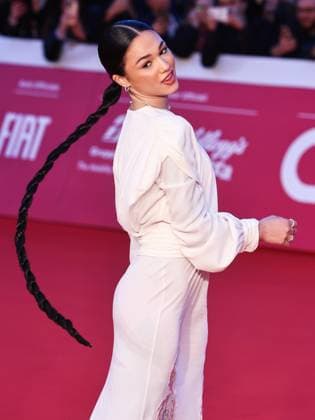 Rome Cinema Fest 2025 day 9 - Red carpet for the film Io sono Rosa Ricci. Pictured: Maria Esposito.  Copyright: xMarcoxProvvisionatox xipa-agency.netx xDxAvanzo Landi Provvisionatox IPA_Agency_IPA66980890