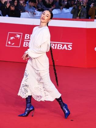 : Rome Cinema Fest 2025 day 9 - Red carpet for the film Io sono Rosa Ricci. Pictured: Maria Esposito.  - ZUMAp169 20251023_zea_p169_882 Copyright: xMarcoxProvvisionatox